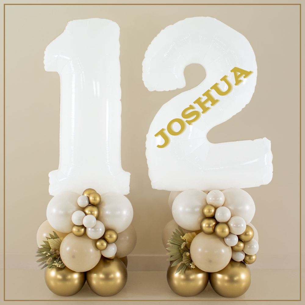 Happy 12th Birthday Double Digit Bouquet 