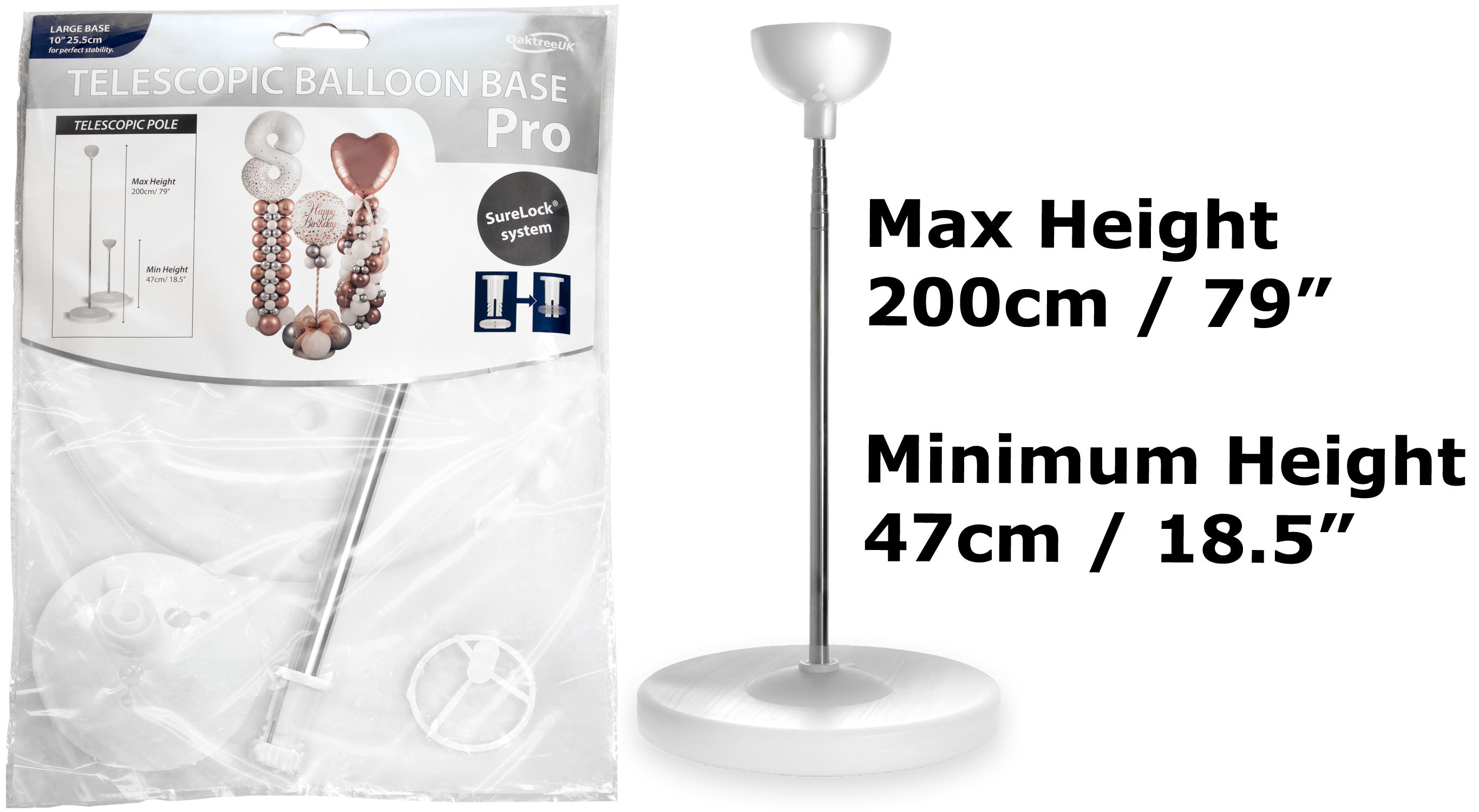 Telescopic Adjustable Balloon Base