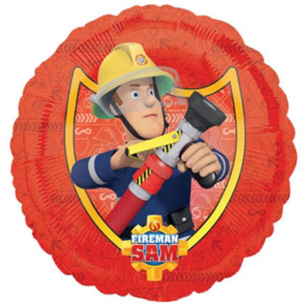 18 inch Fireman Sam Red Foil Balloon