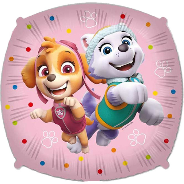 18 inch Paw Patrol Skye & Everest Square Foil Balloon