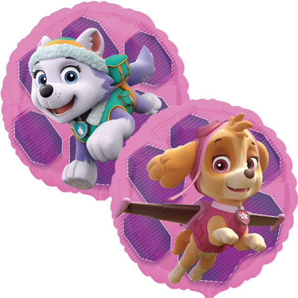 18 inch Paw Patrol Skye & Everest Foil Balloon