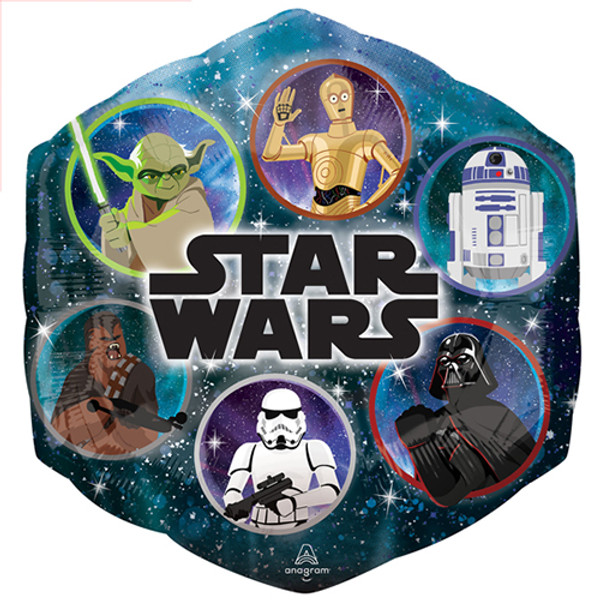 23 inch Star Wars Galaxy Supershape Foil Balloon
