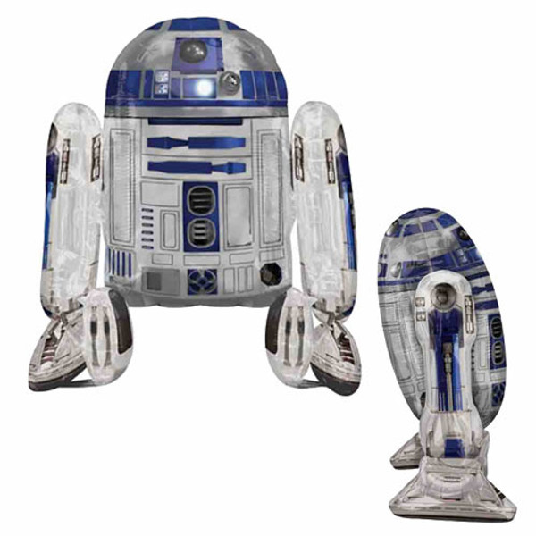 38 inch Star Wars R2-D2 Airwalker Foil Balloon 