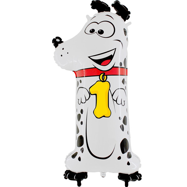 Jumbo 40 inch Number Foil Animaloons 0 - 9