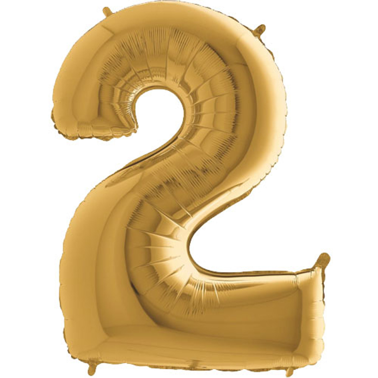 Jumbo 40 inch Gold Foil Number Balloon 0 - 9