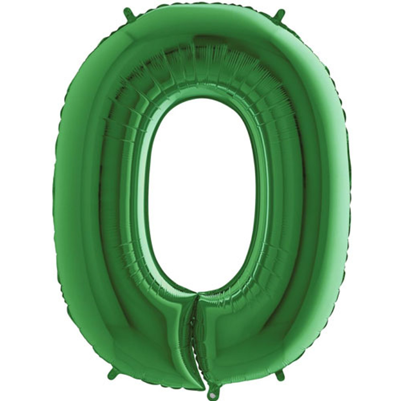 Jumbo 40 Inch Green Foil Number Balloon 0 - 9