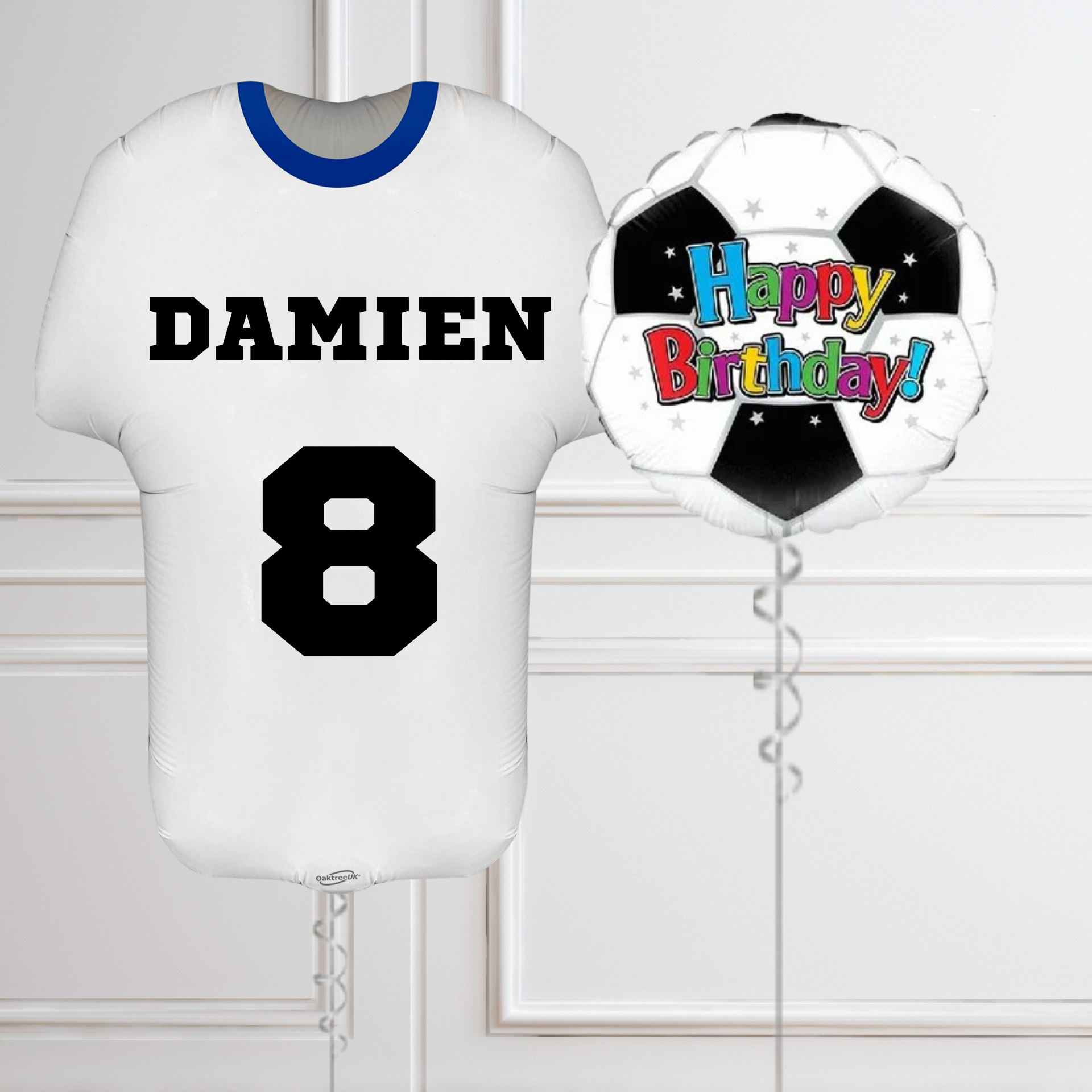 Personalized Soccer Jersey Balloon Kit