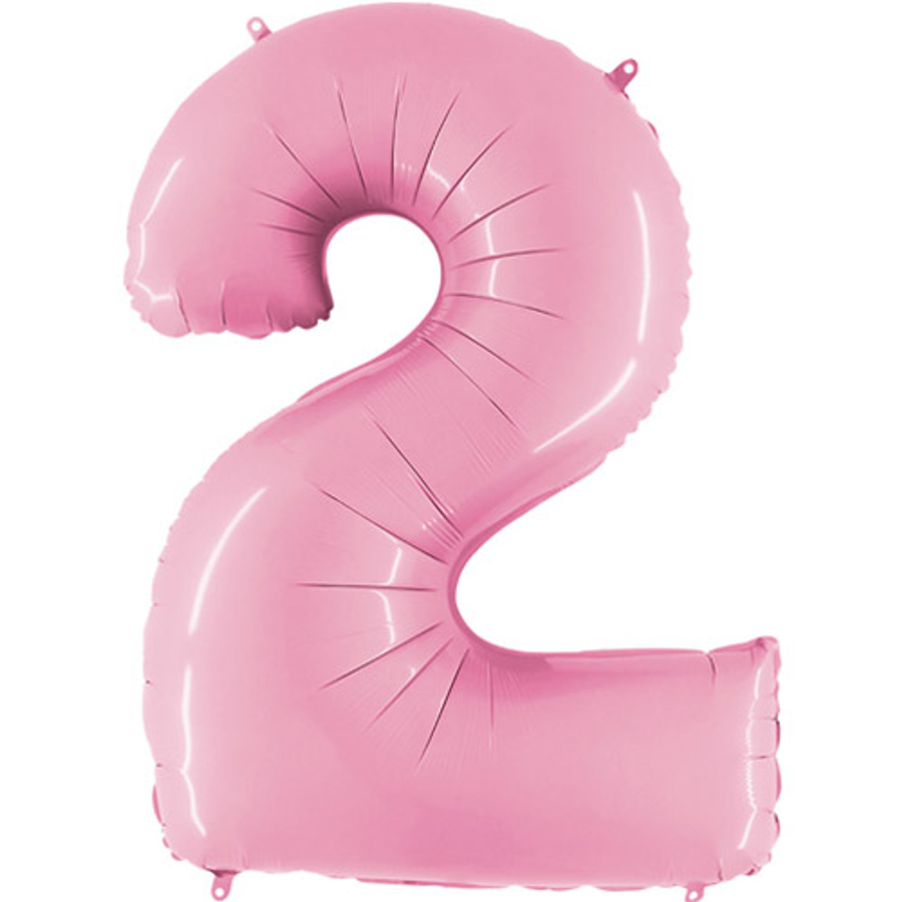 Pastel Pink Jumbo Number Balloons 40 inch 0 - 9
