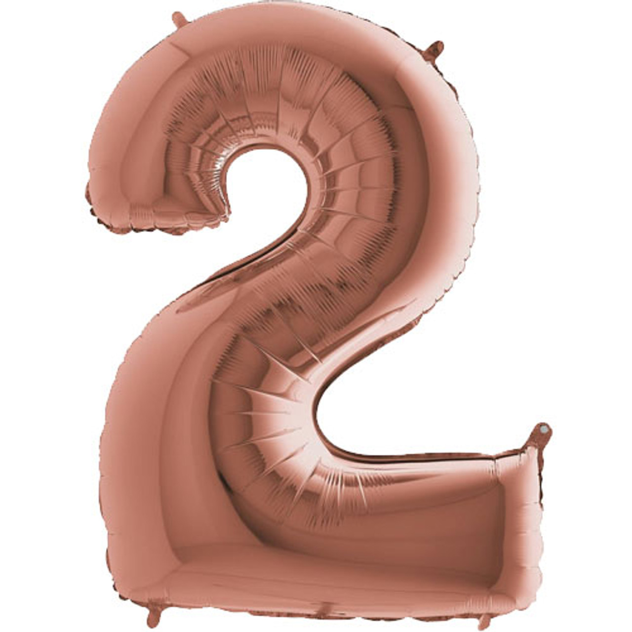 Jumbo 40 Inch Rose Gold Foil Number Balloon 0 - 9