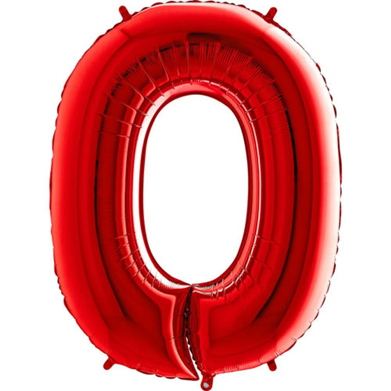 Jumbo 40 Inch Red Foil Number Balloon 0 - 9