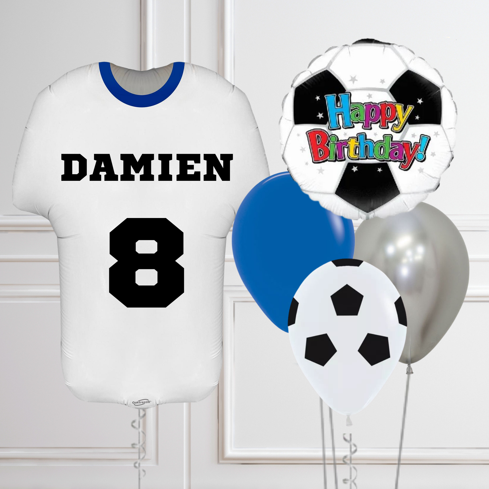 Personalized Soccer Jersey Balloon Kit