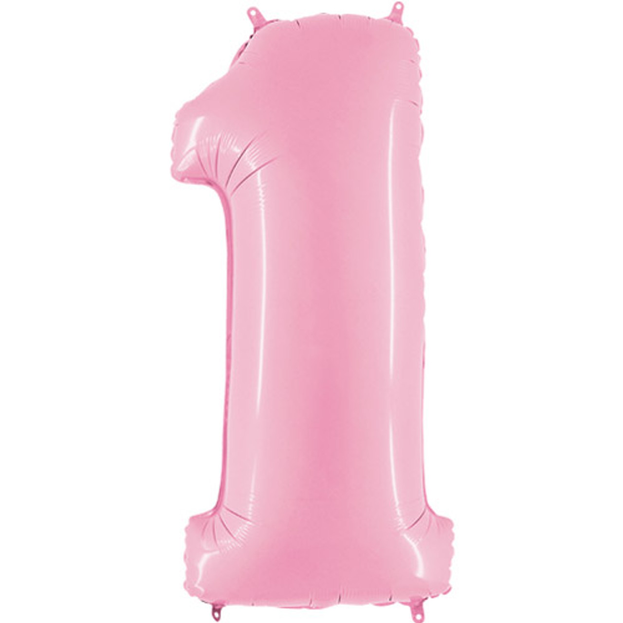 Pastel Pink Jumbo Number Balloons 40 inch 0 - 9