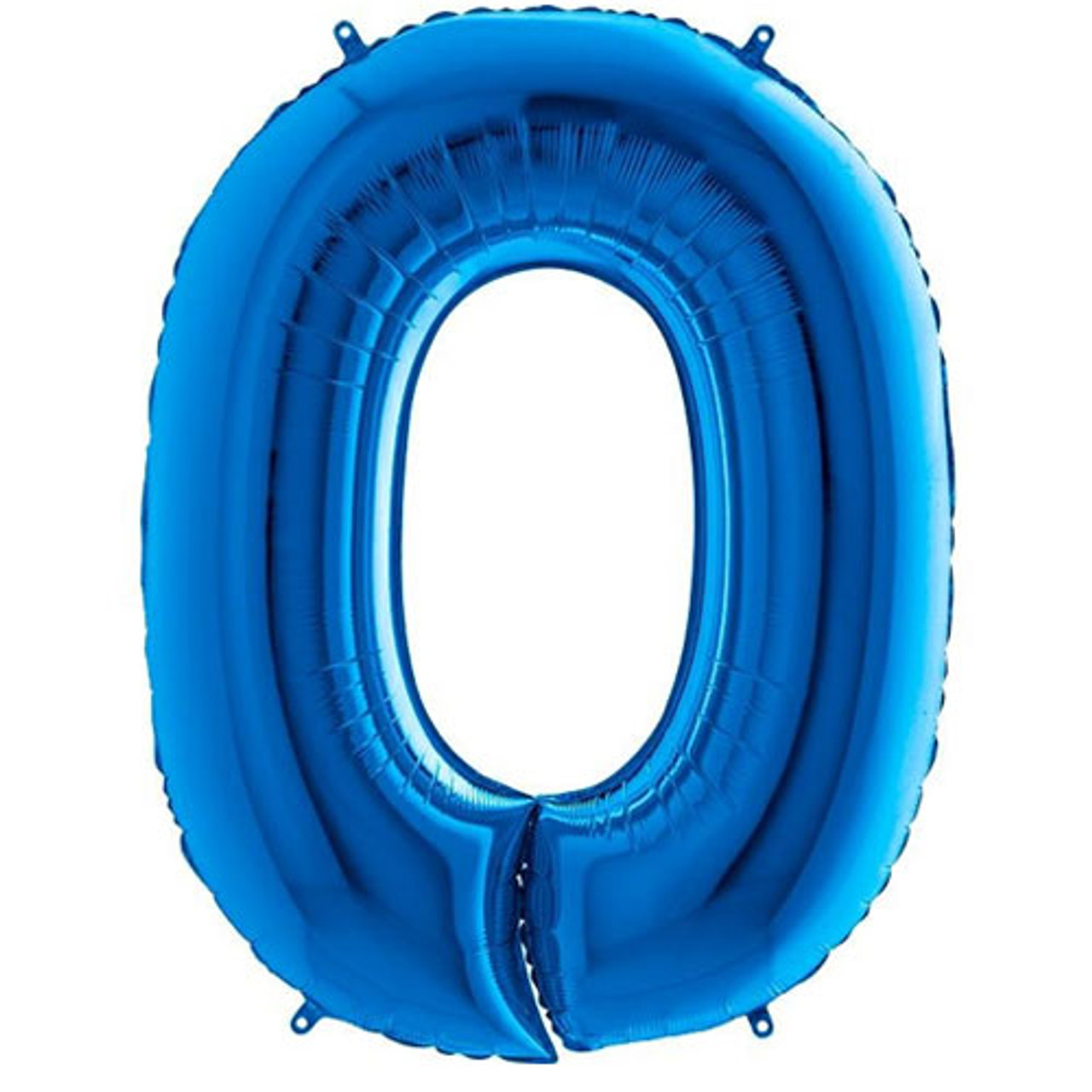 Jumbo 40 Inch Blue Numbers 0 - 9 Foil Balloon