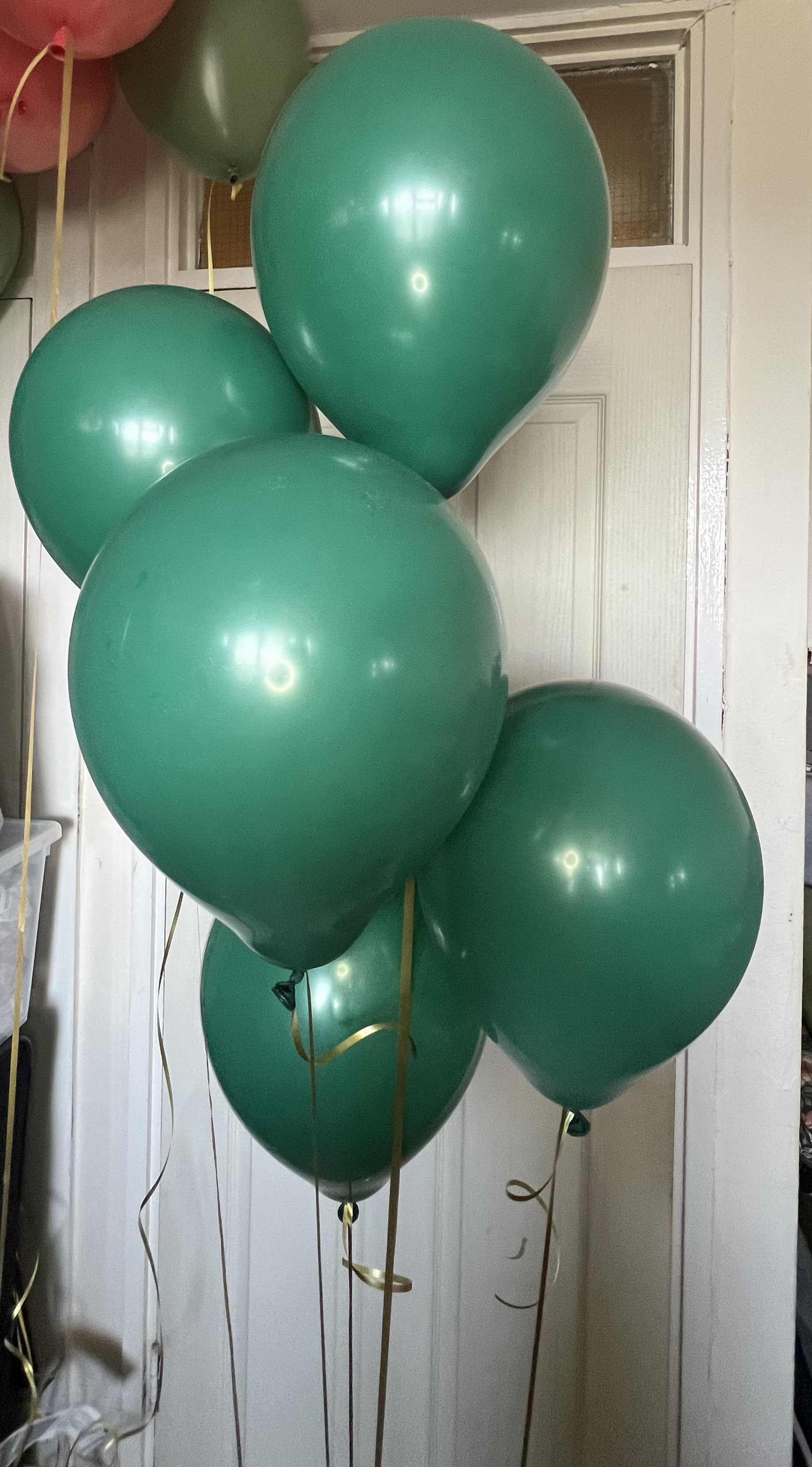 Dark Green Professional Quality 12-inch Latex Balloons
