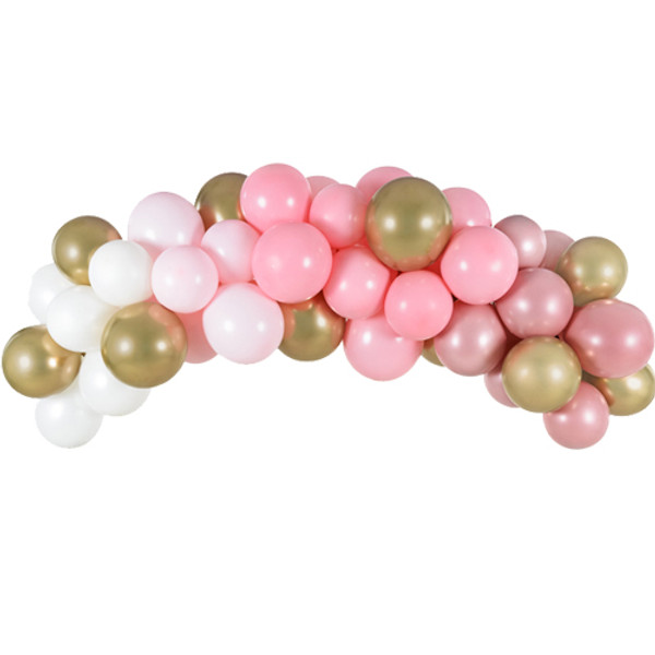 Pink & Gold Garland DIY Latex Balloon Kit