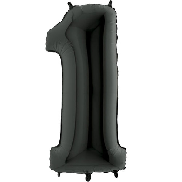 Jumbo 40 Inch Black Foil Number Balloons 0 - 9 