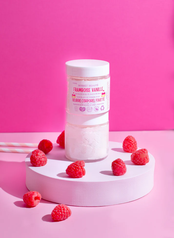 Plaktas kūno sviestas Framboise Vanille 200ml