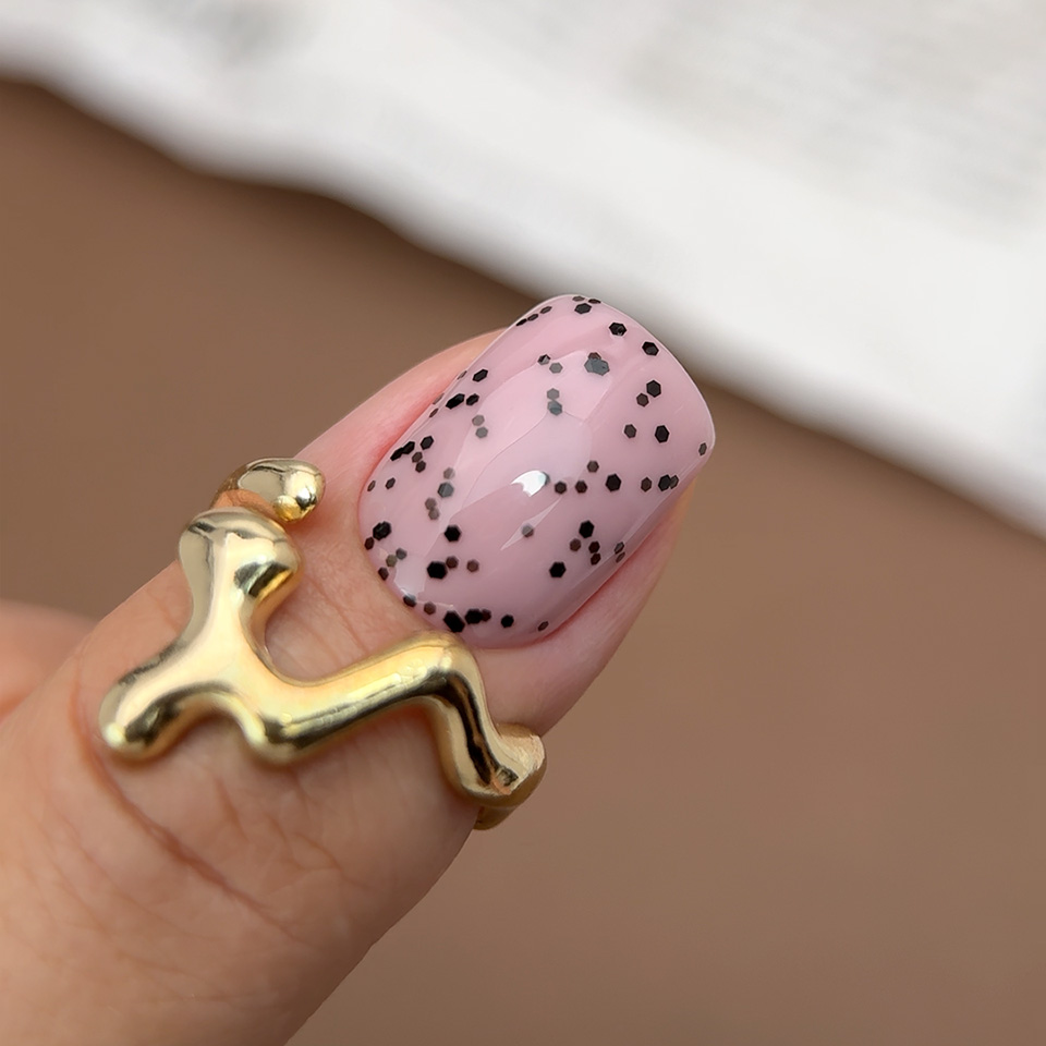 Top Coat No Wipe Vintage Black 10g