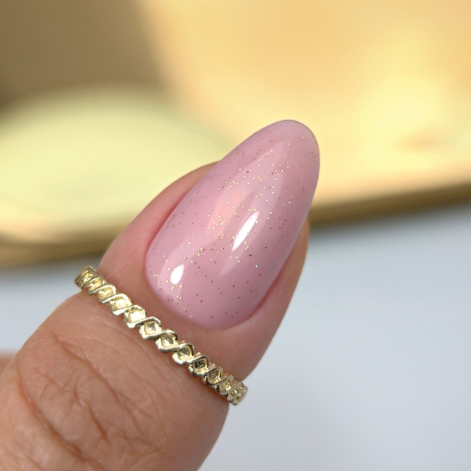 Top Coat No Wipe Tiny Gold 10g