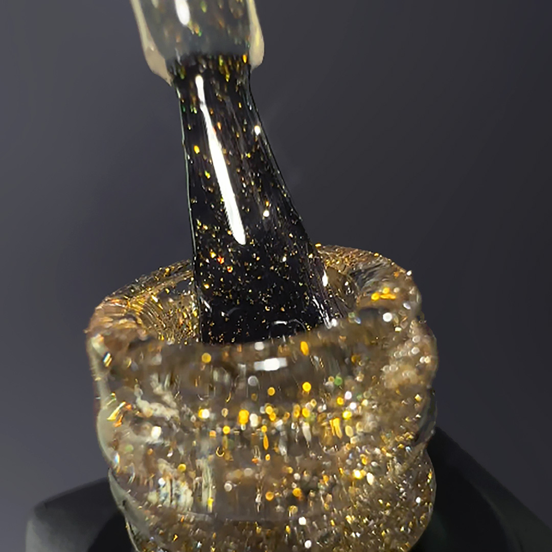 Top Coat No Wipe Flash Gold 10g