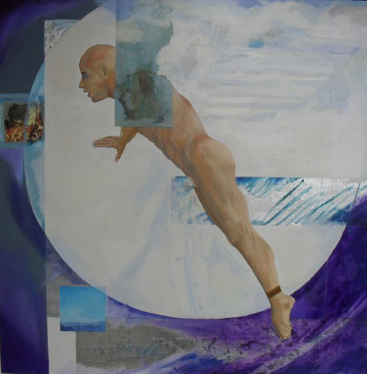 You'll see me flying like wild rain - Me veras volar como lluvia Salvaje Artist Jorge Afanador
