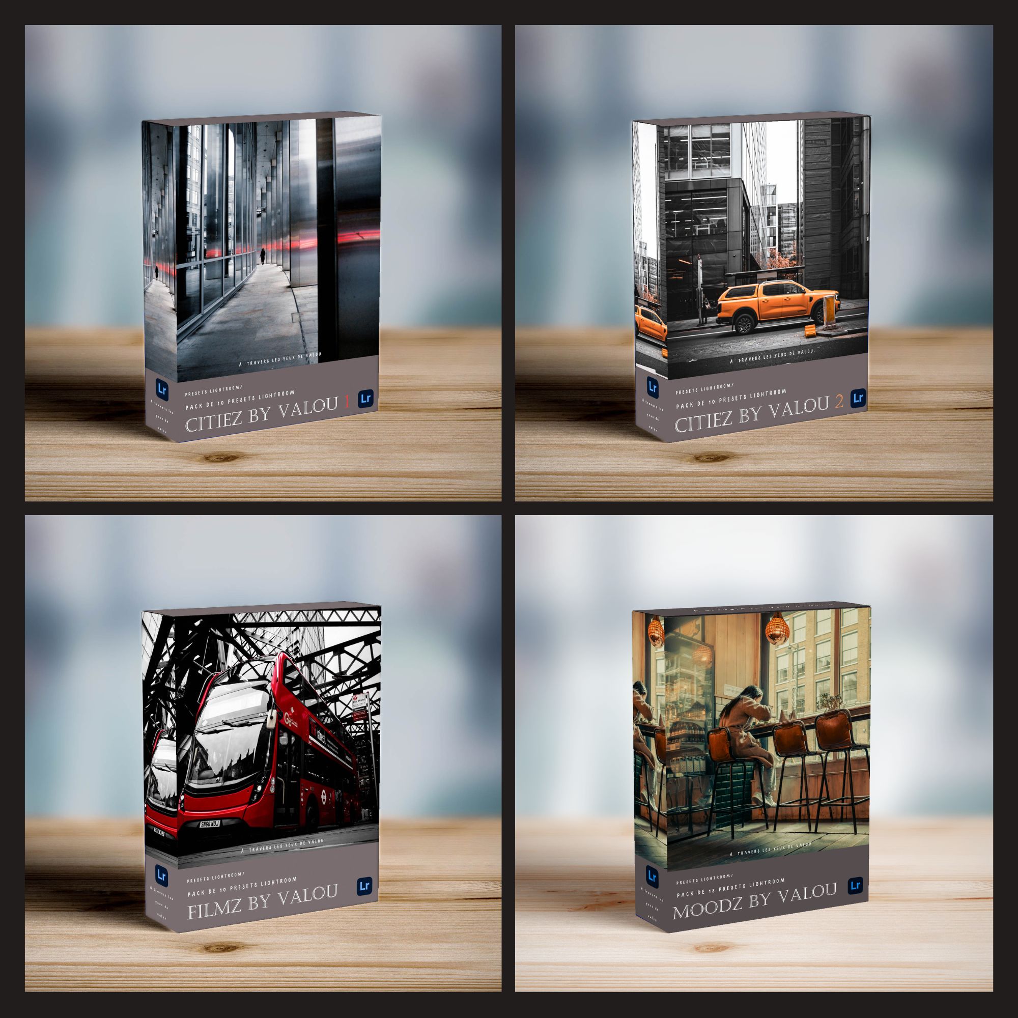xx QUADRUPLE PACK DE 44 PRESETS LIGHTROOM CLASSIC & MOBILE xx