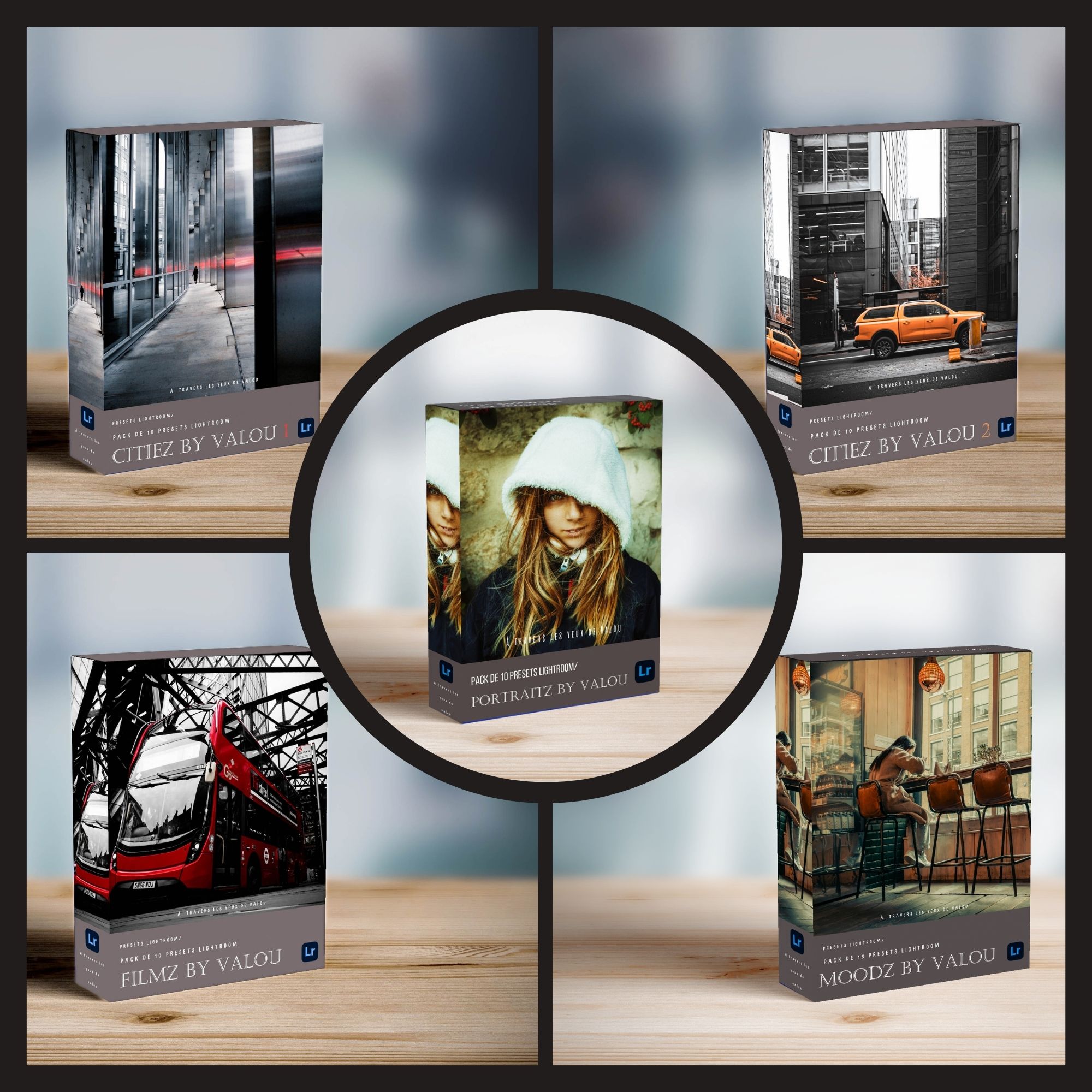 xx QUINTUPLE PACK DE 54 PRESETS LIGHTROOM CLASSIC & MOBILE xx