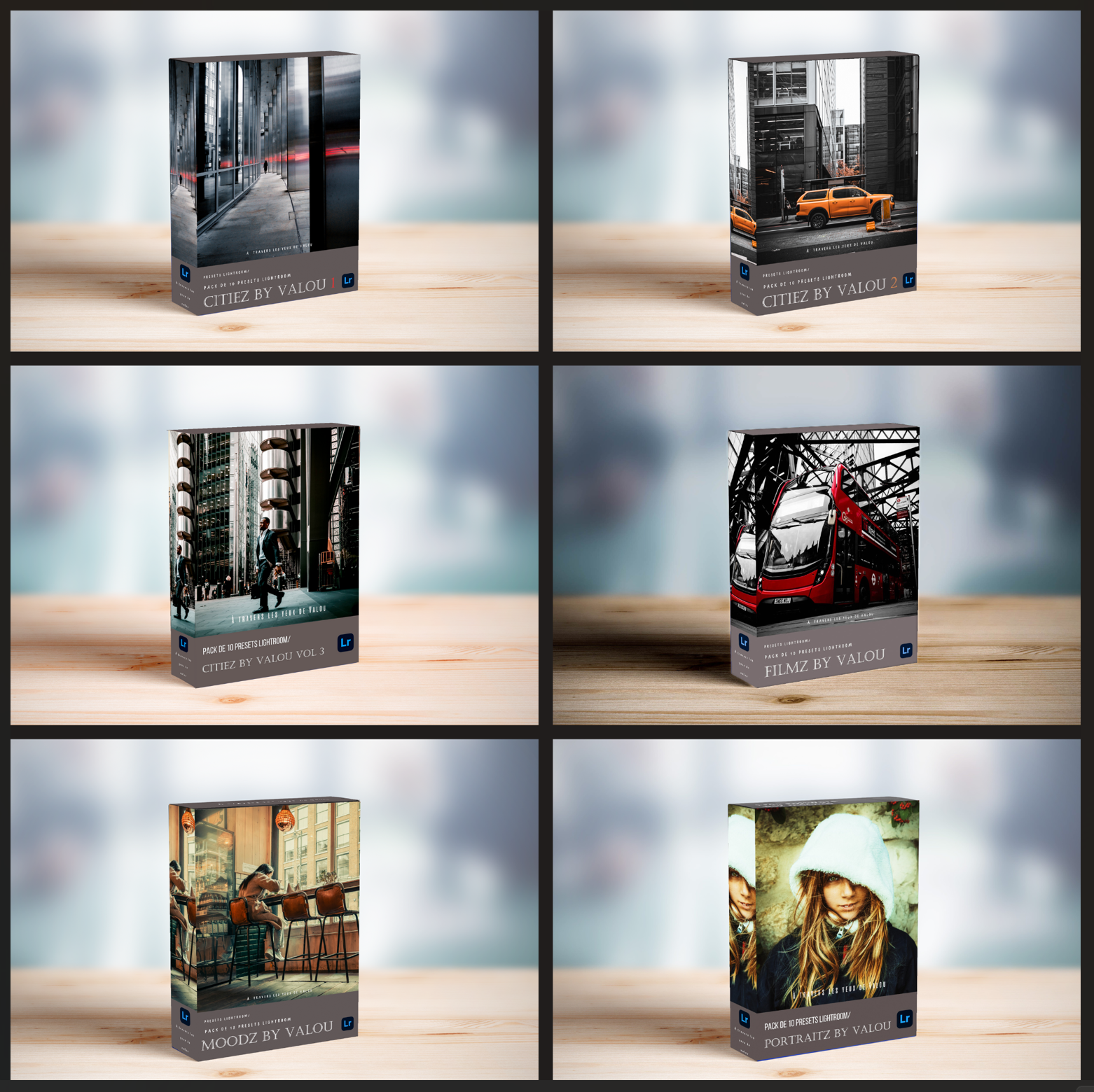 xx SEXTUPLE PACK DE 64 PRESETS LIGHTROOM CLASSIC & MOBILE xx 