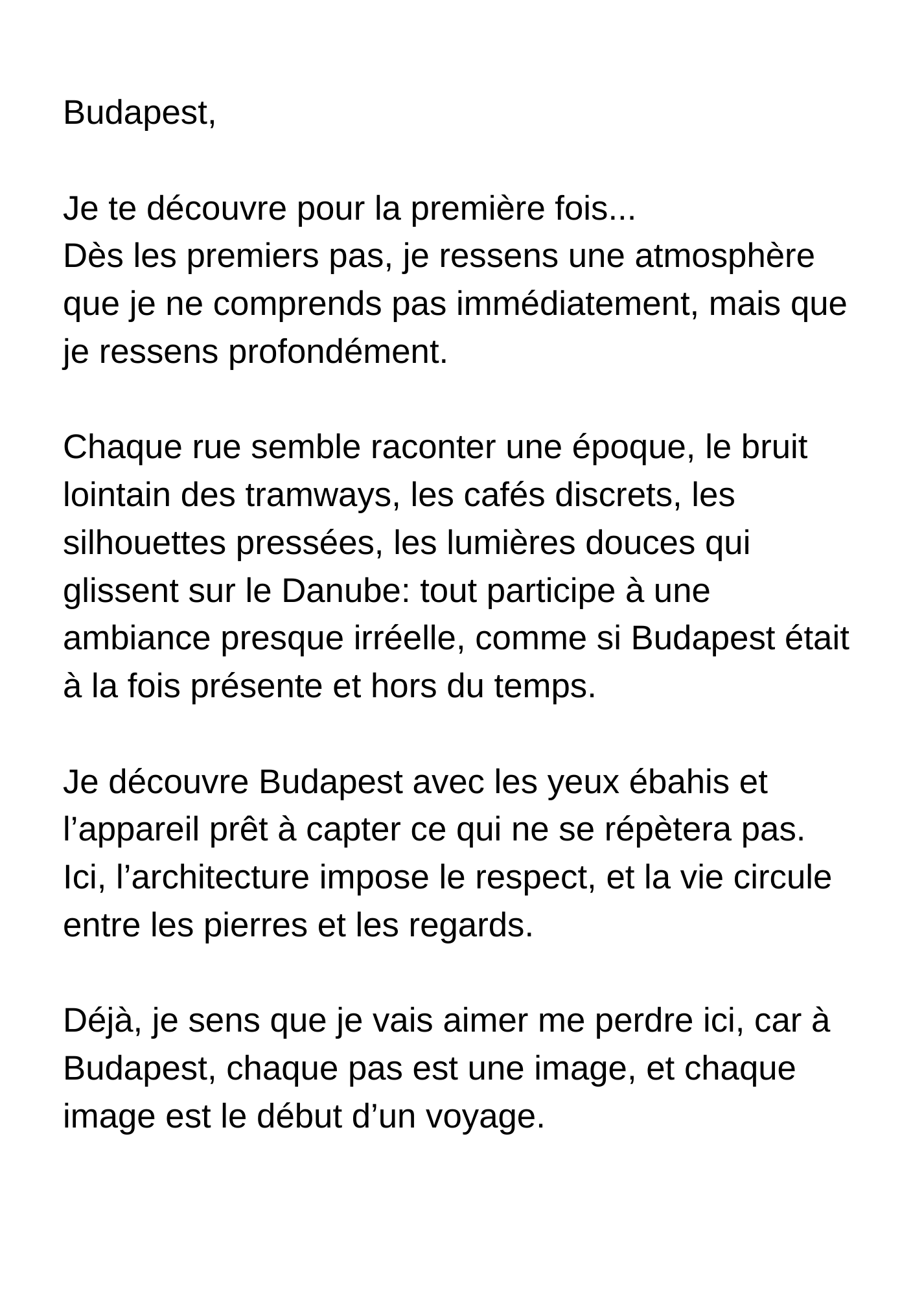 Zine Budapest : "Nuances urbaines" 