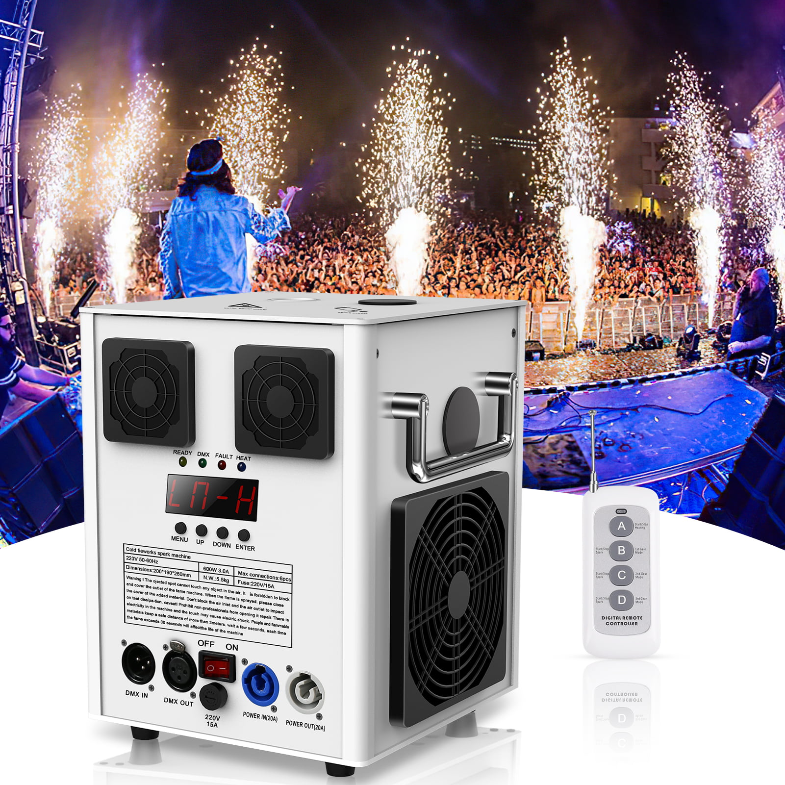 Cold Spark Firework Machine