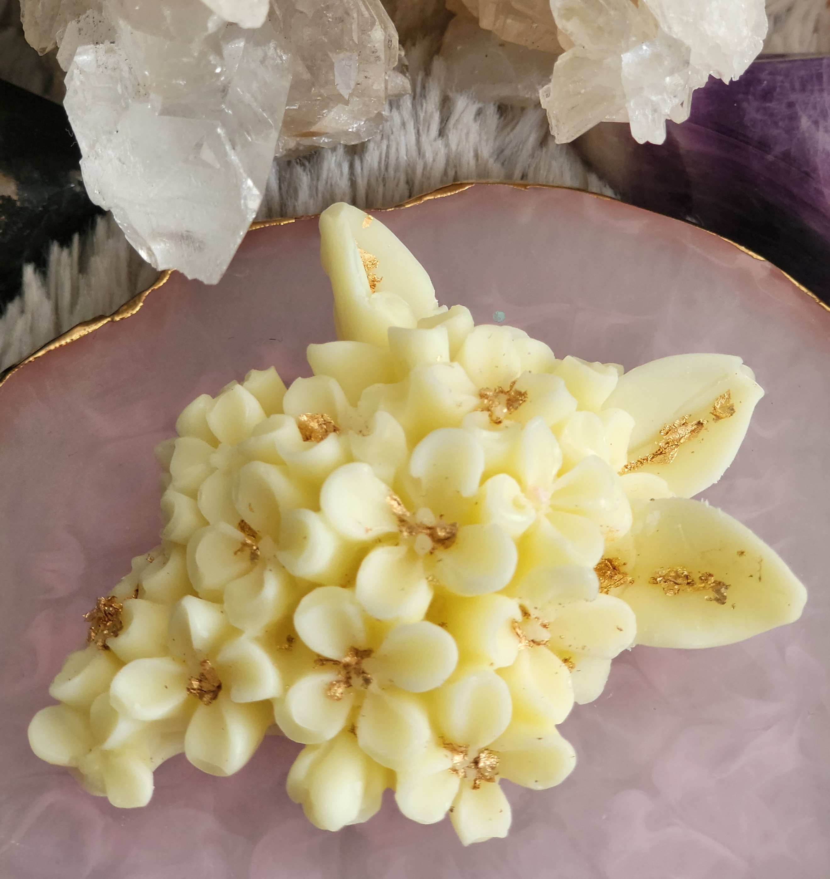 Lemon Meringue floral melt