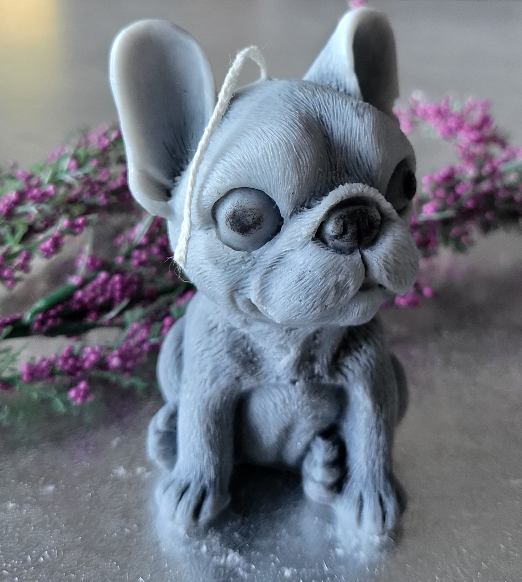 French Bulldog Candle