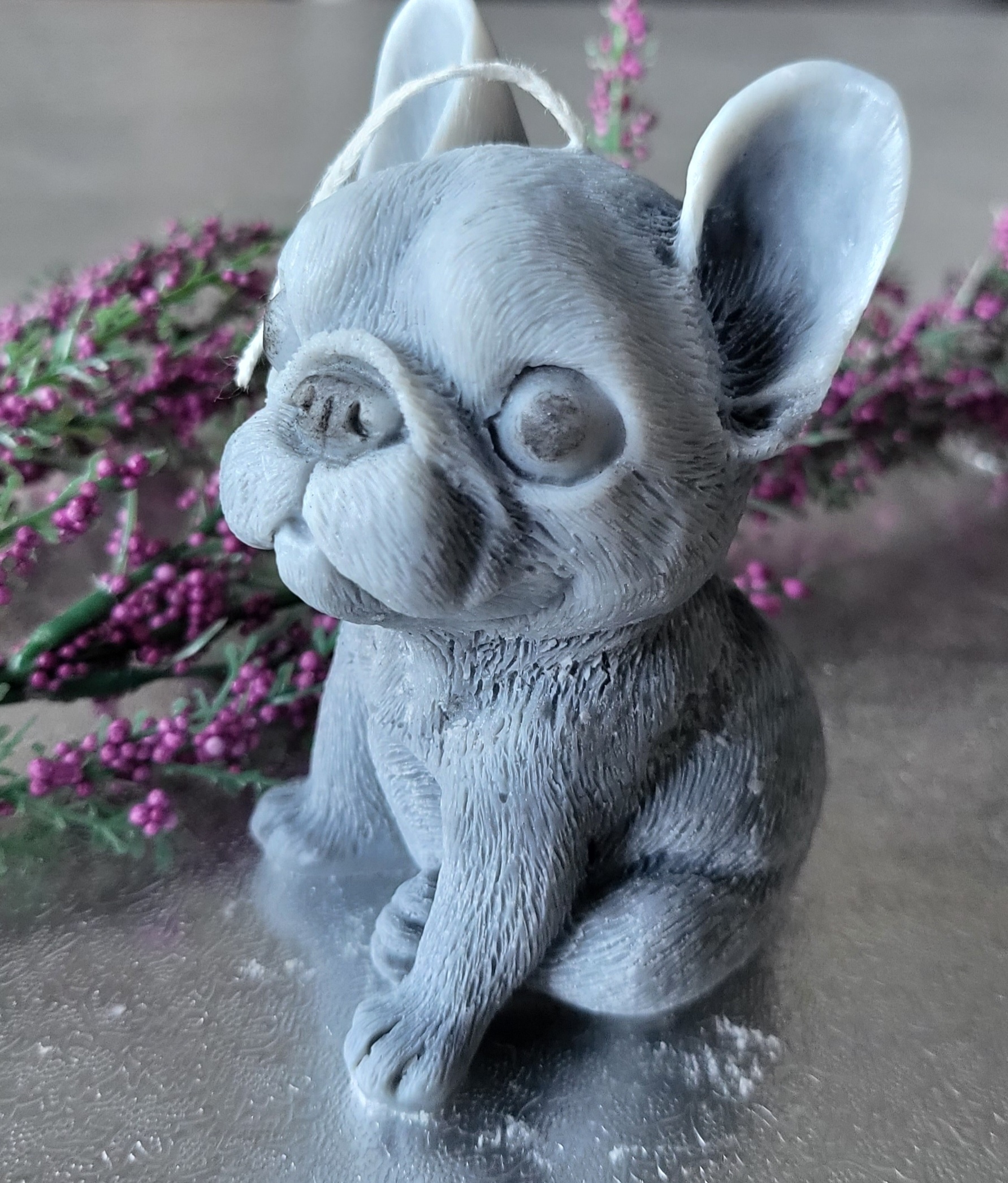 French Bulldog Candle