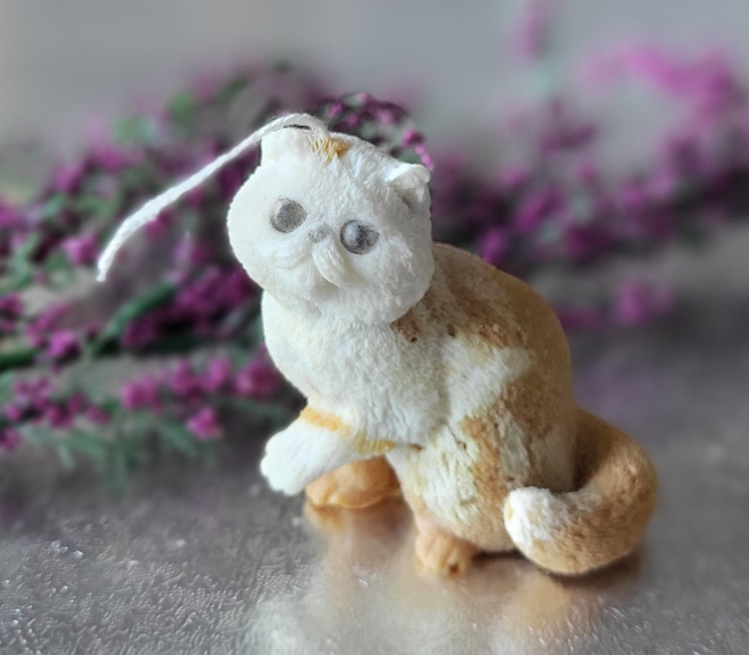 Small Cat Candle