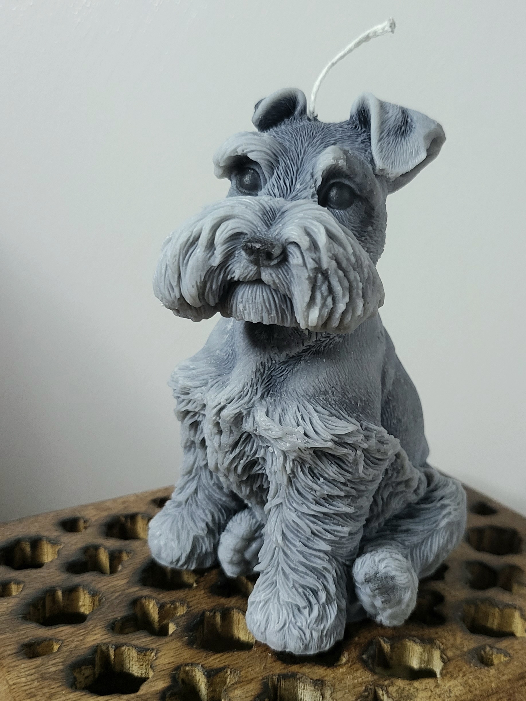 Schnauzer Candle