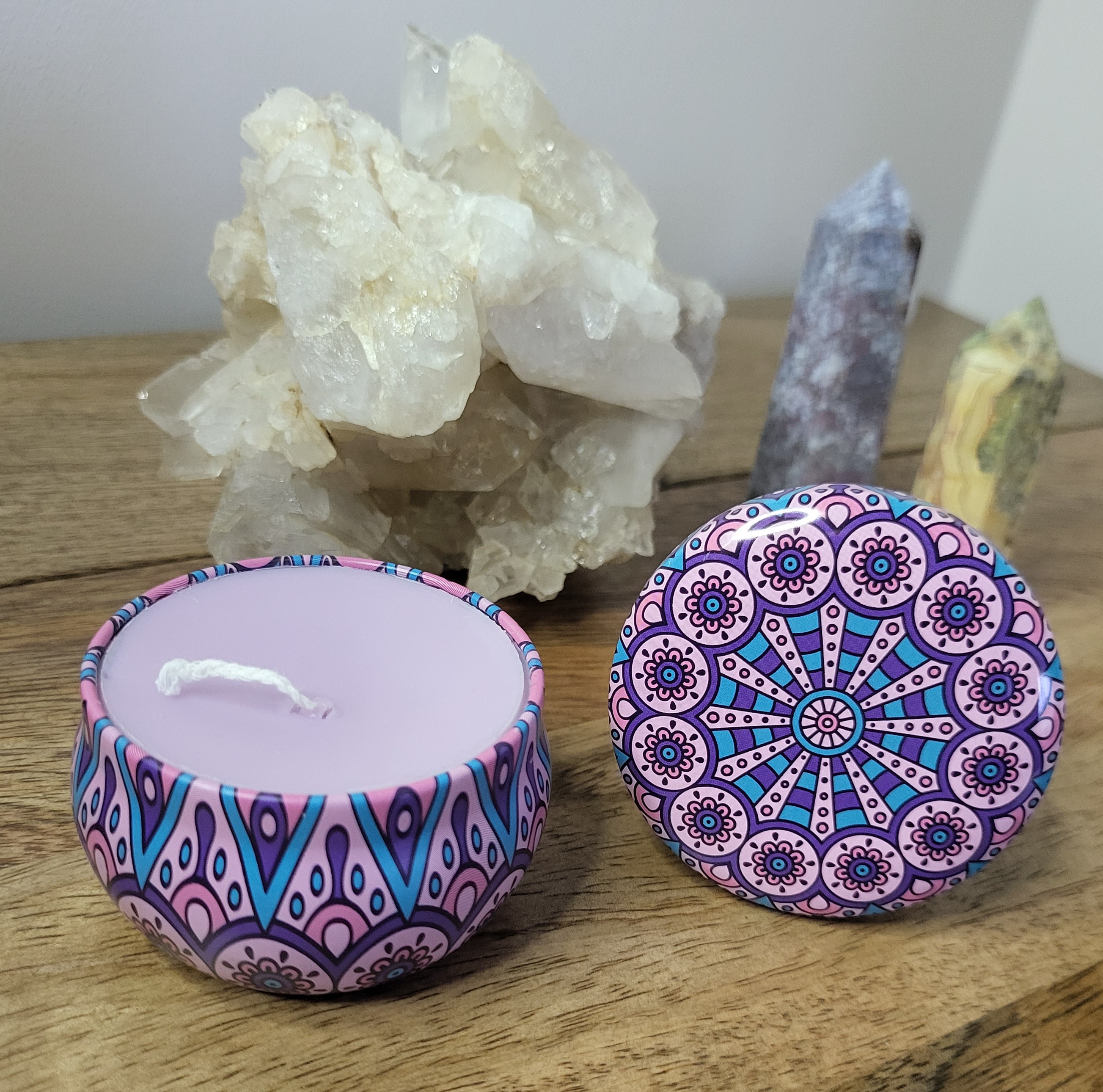 Blueberry Vanilla Candle tin
