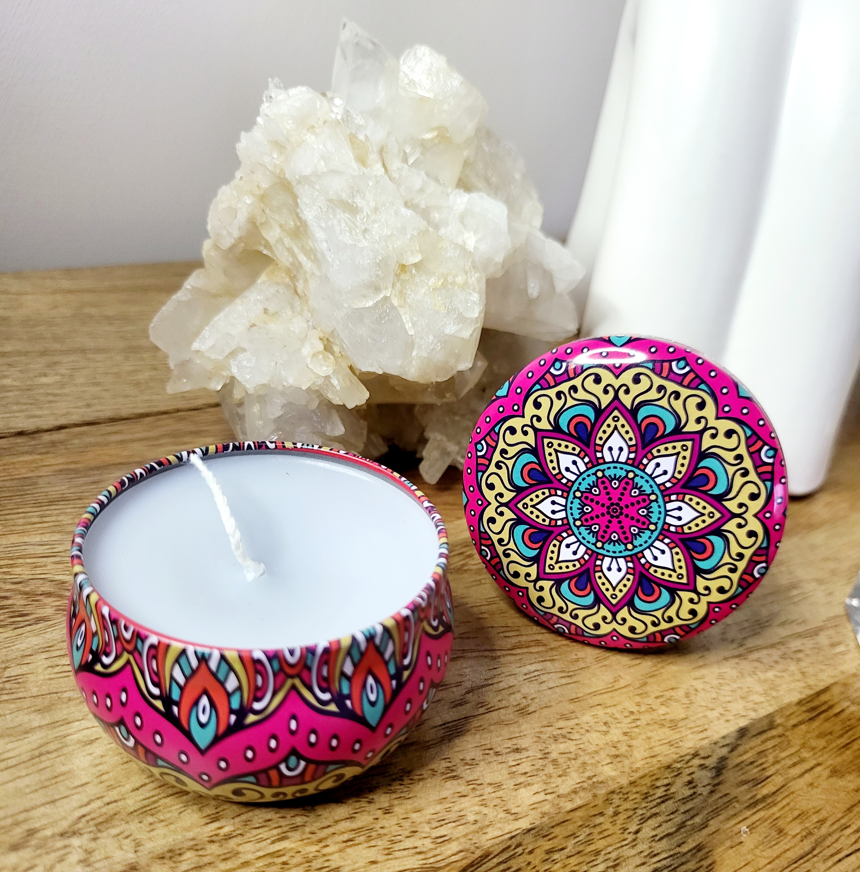 Blackcurrant & Rhubarb Candle Tin