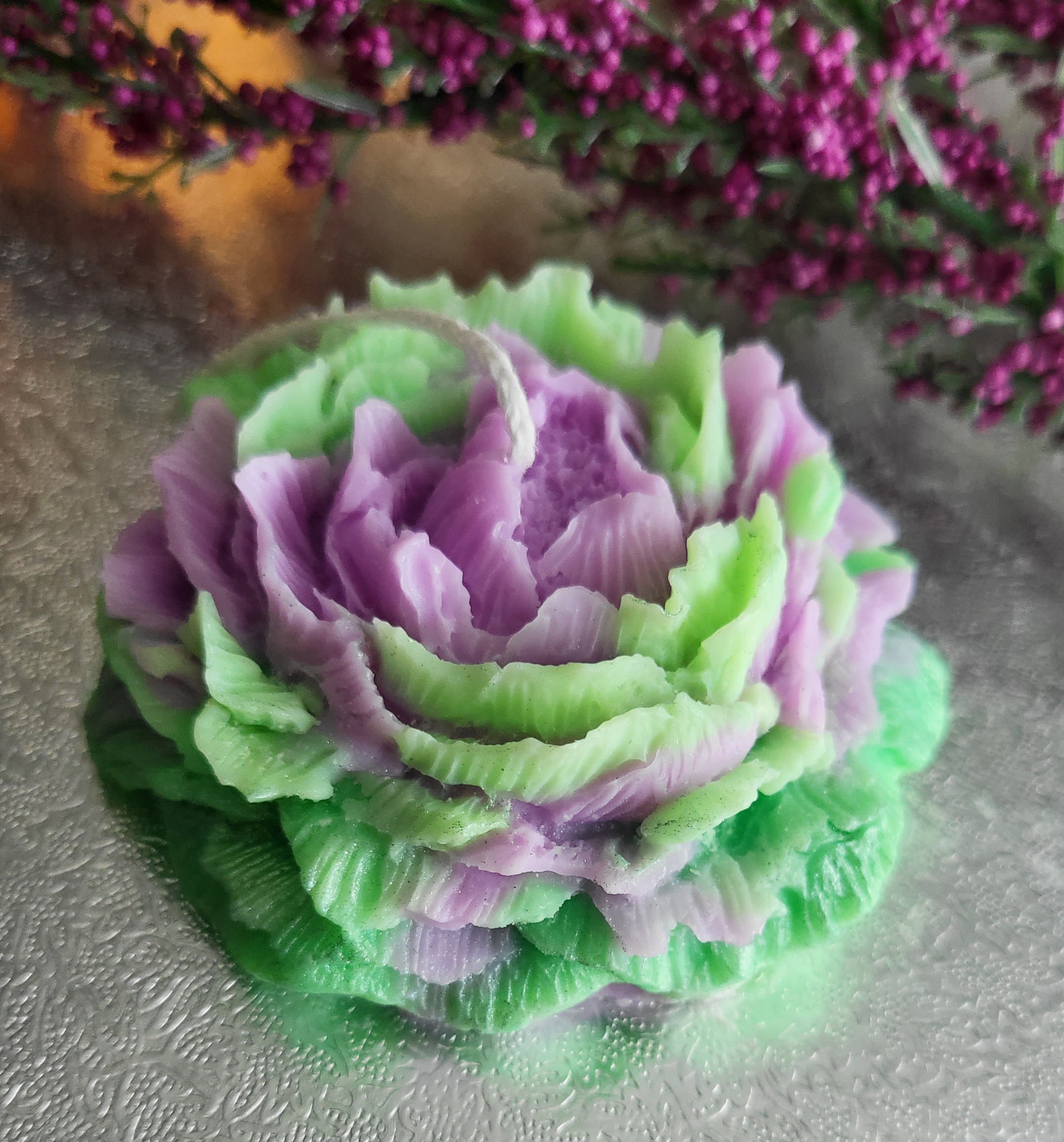 Lavender Peony Candle