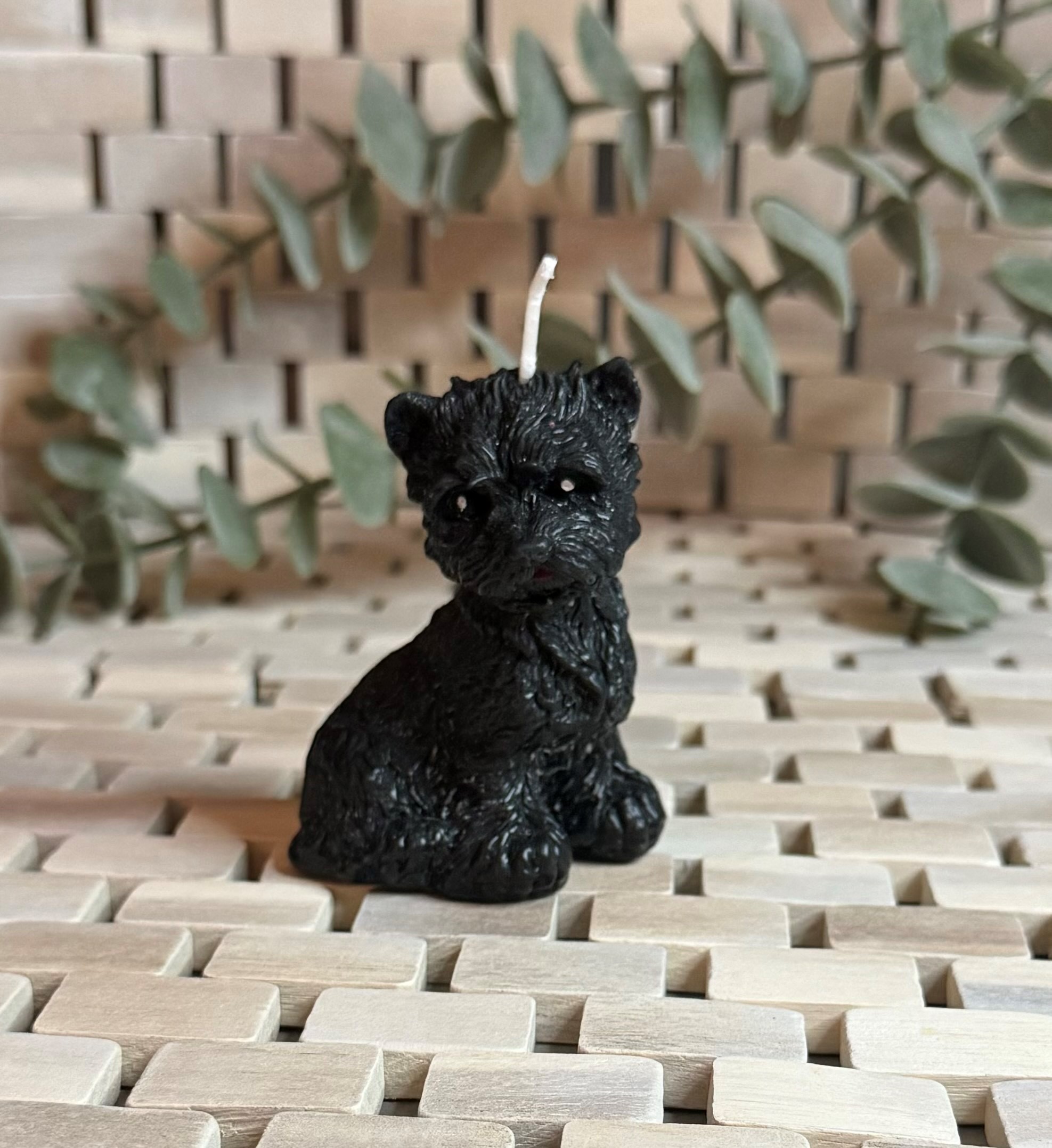 Small Dog Candle