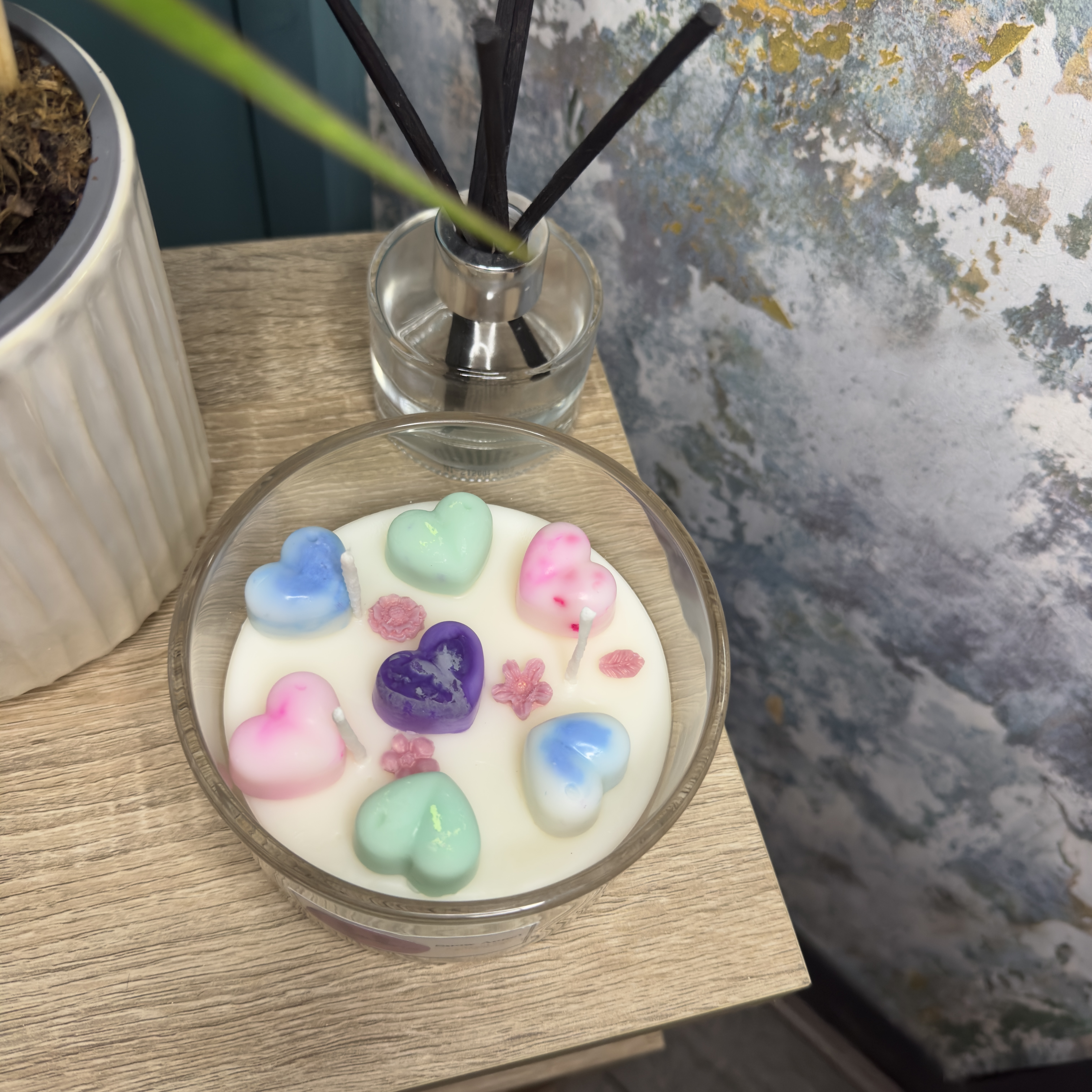 Snow Angel Tie Dye Candle