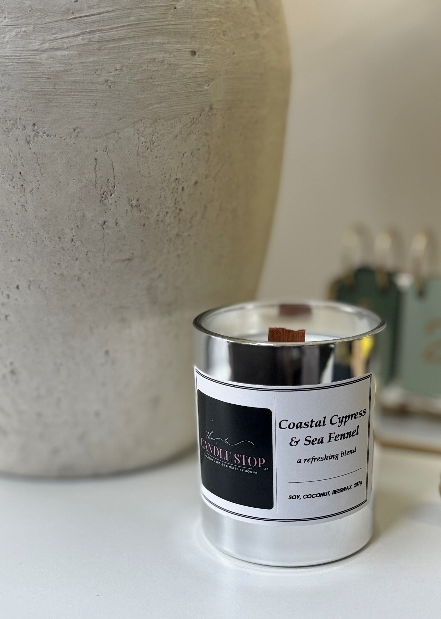 Coastal Cypress and Sea Fennel 50cl Candle