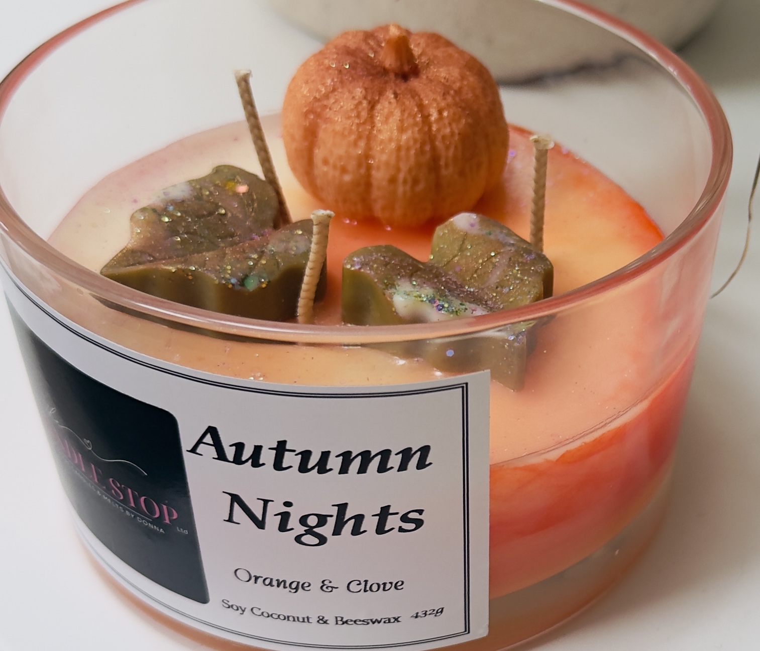 Orange Clove Pumpkin Candle