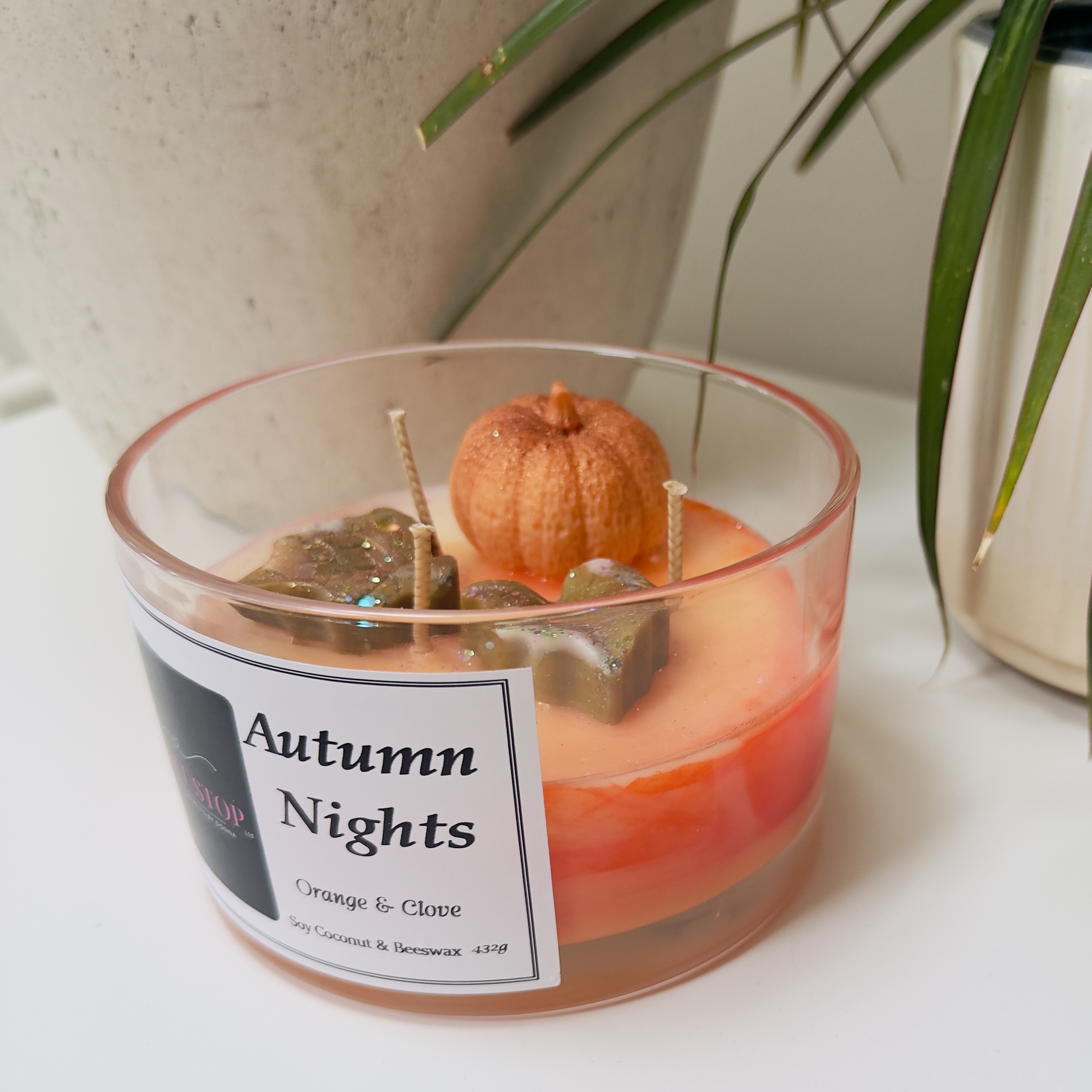 Orange Clove Pumpkin Candle