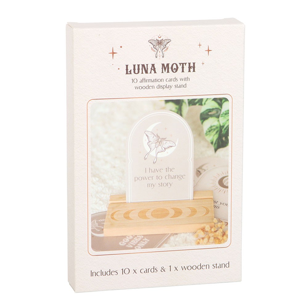 Luna Moth Affirmation Cards