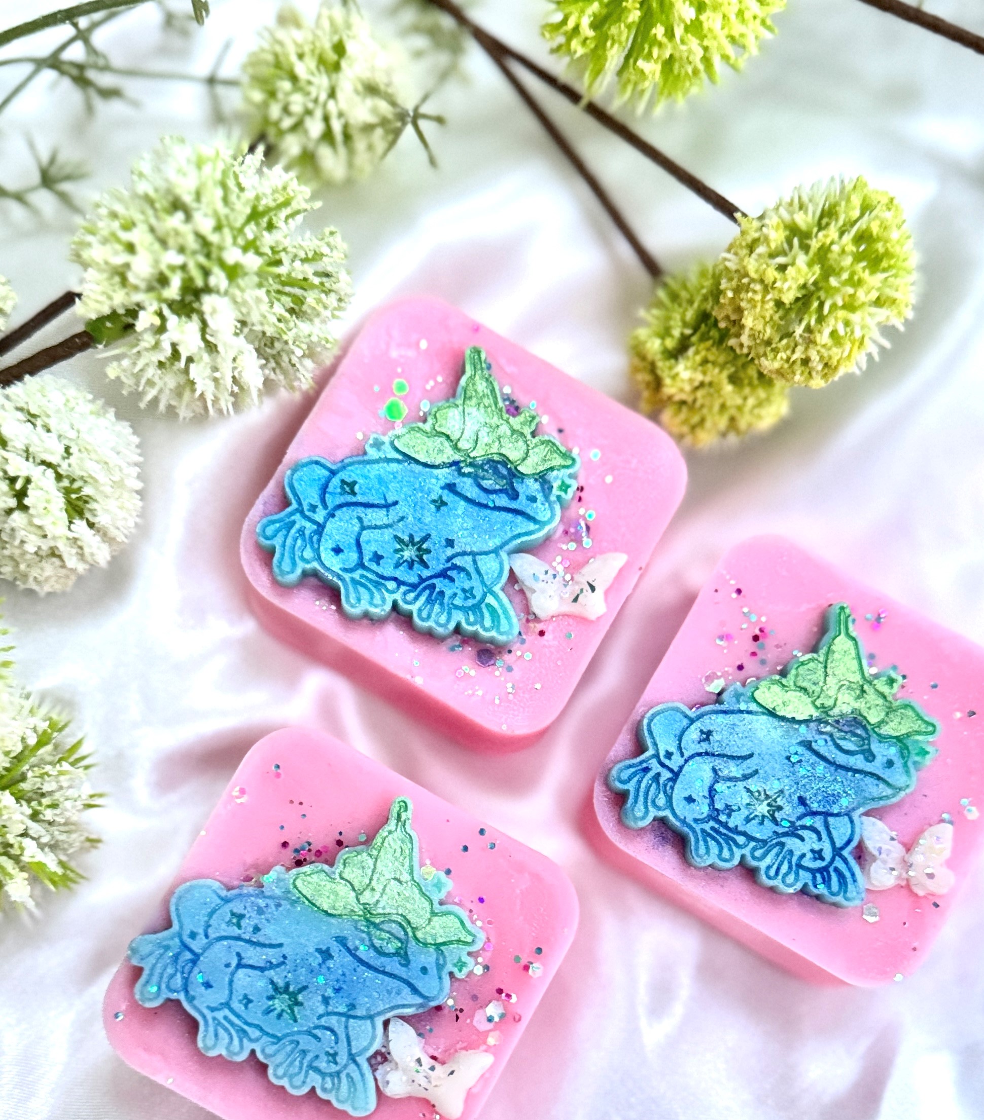 Marshmallow and Pink Lychee Mystic Toadlings