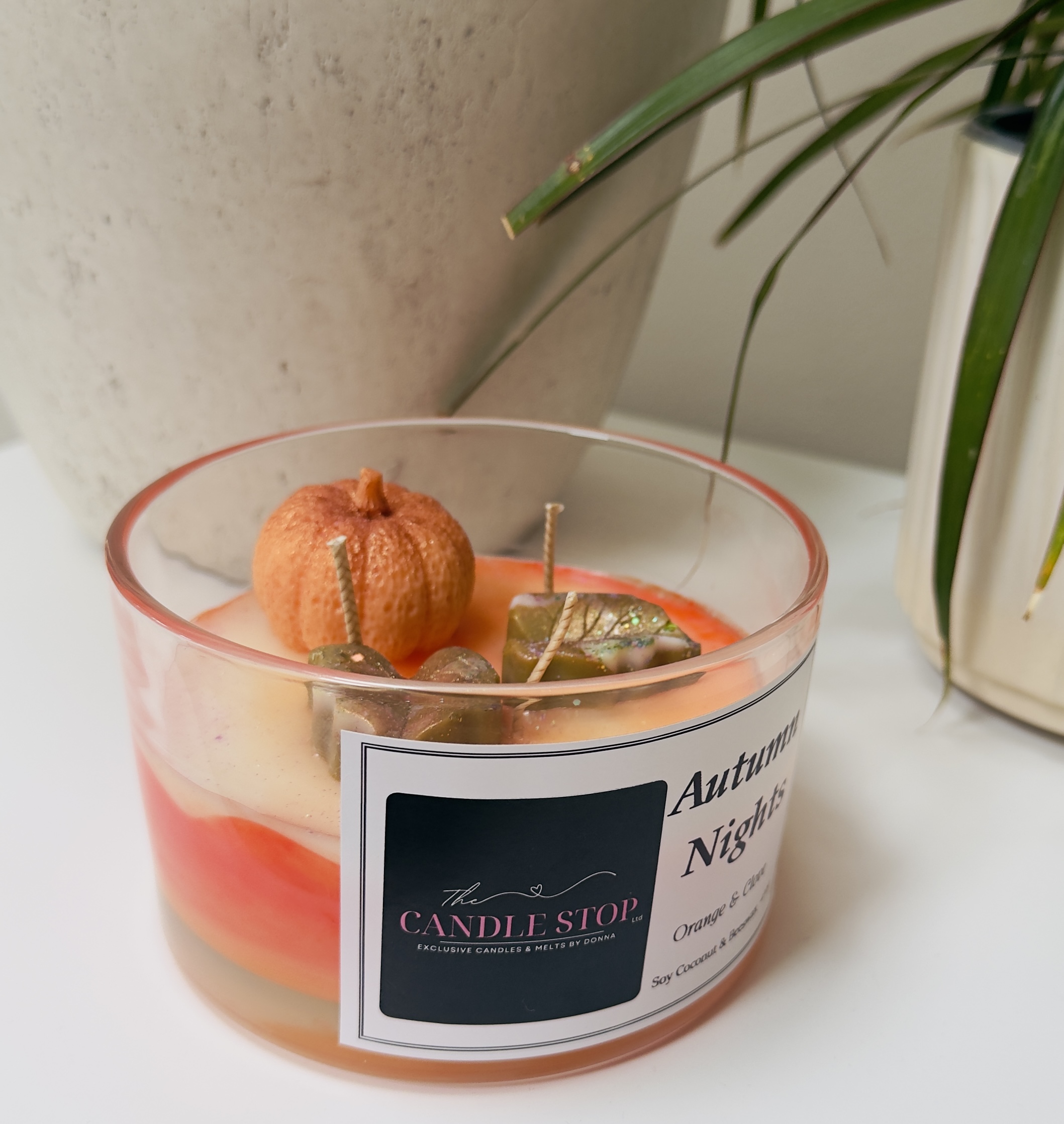 Orange Clove Pumpkin Candle