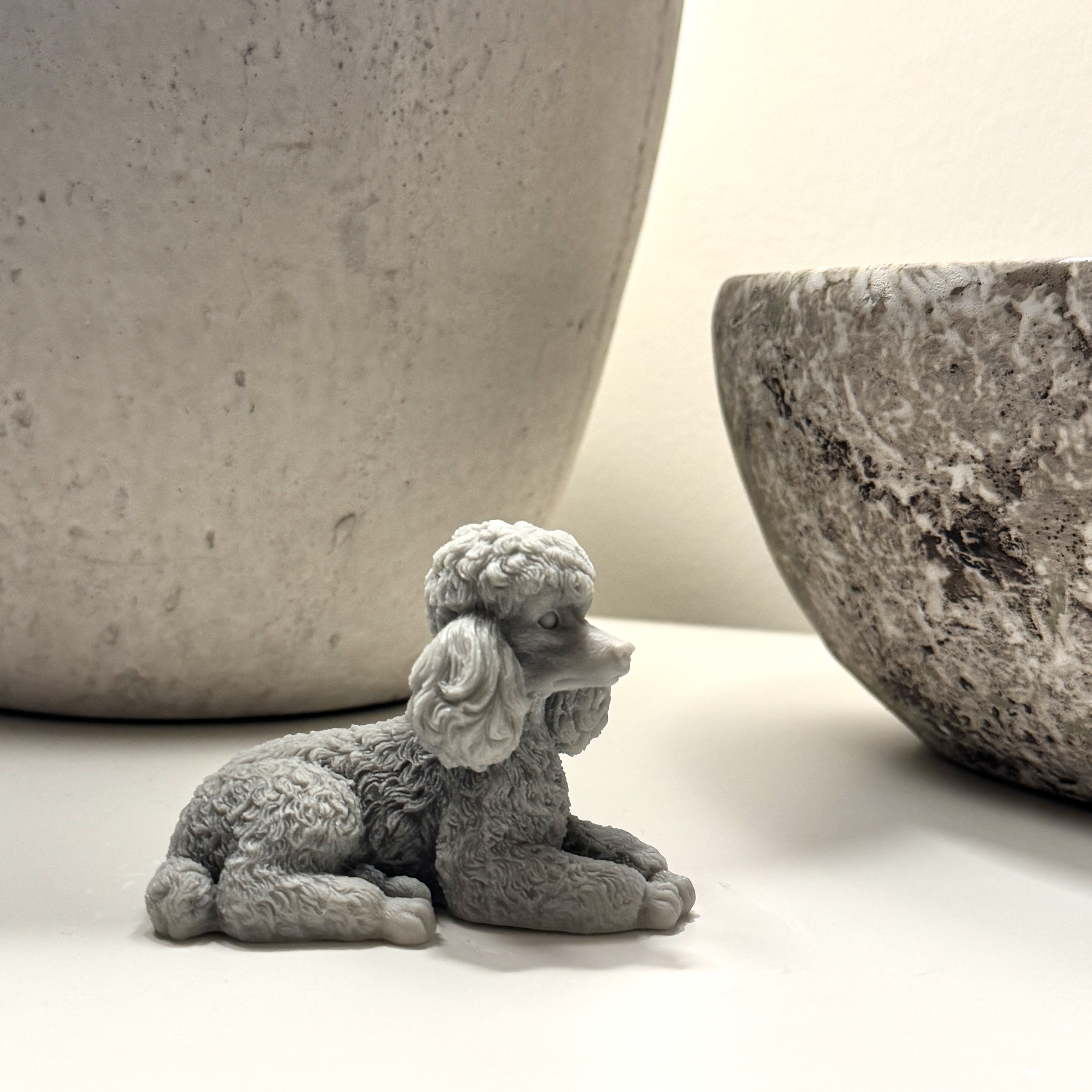 Small Poodle Candle