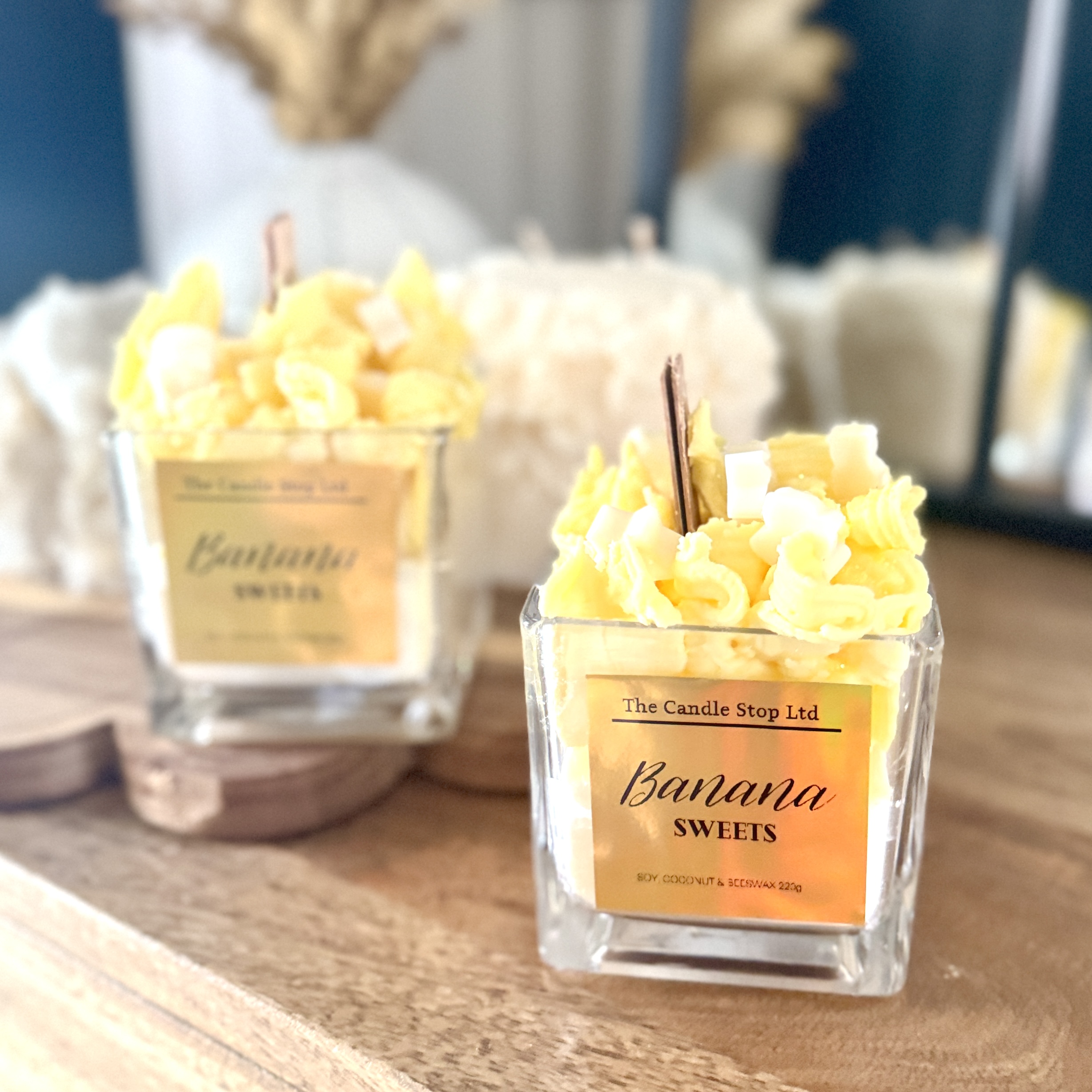 Banana Sweets whipped candle