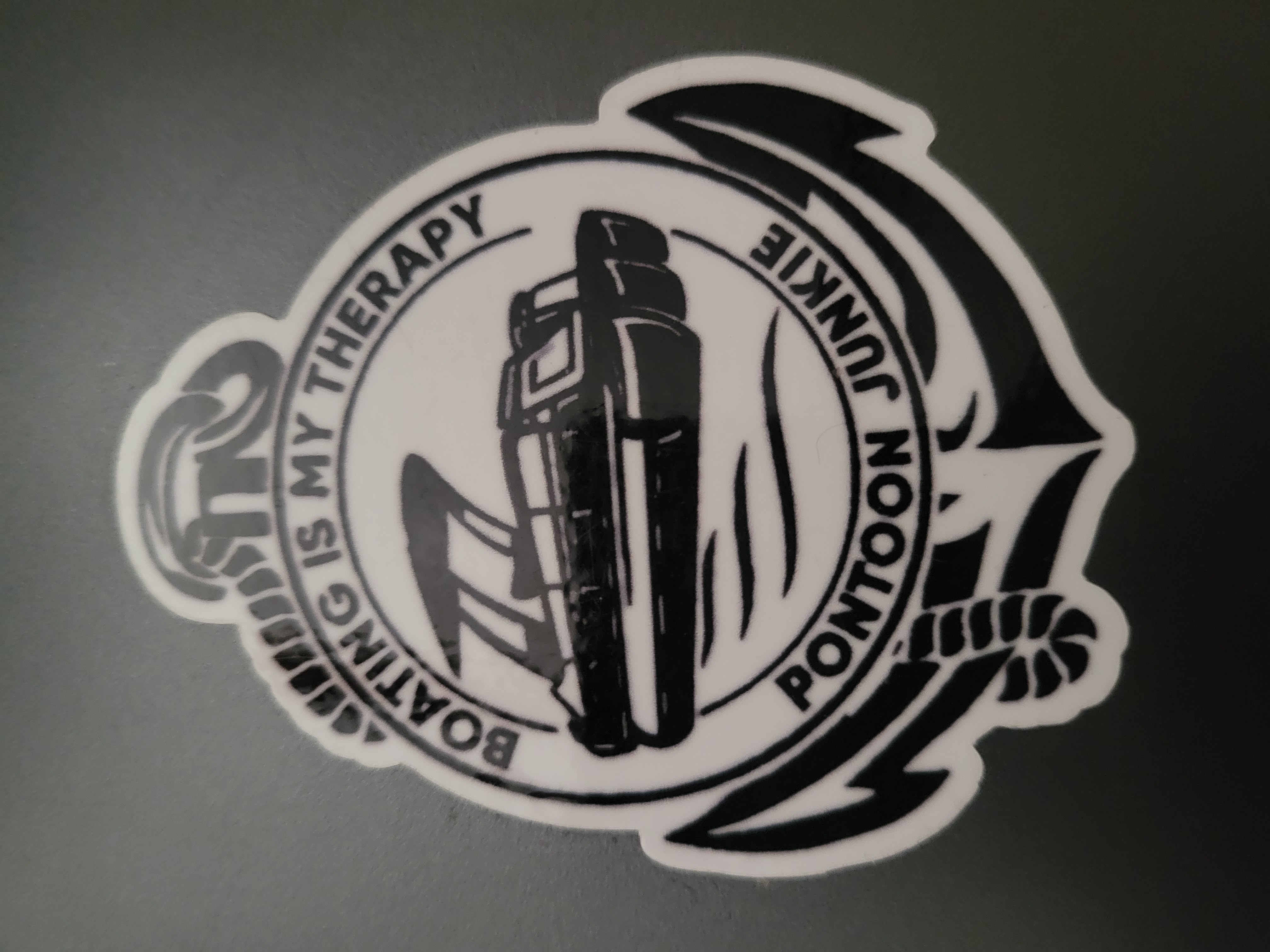 3" Vinyl Anchor junkie logo