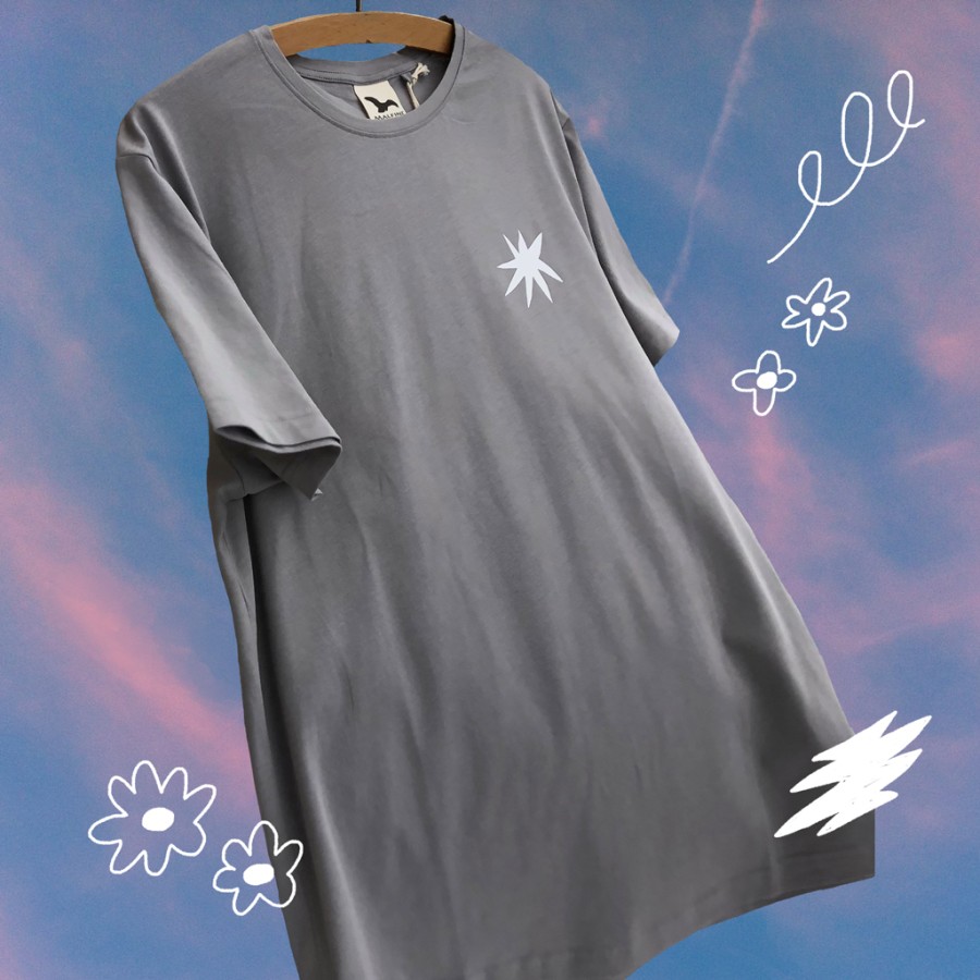 Starry night sky t-shirt (grey)